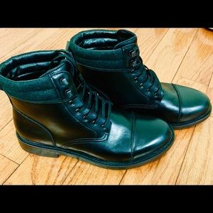 Zara Black dress shoes Sz 7 fits like 7.5/8